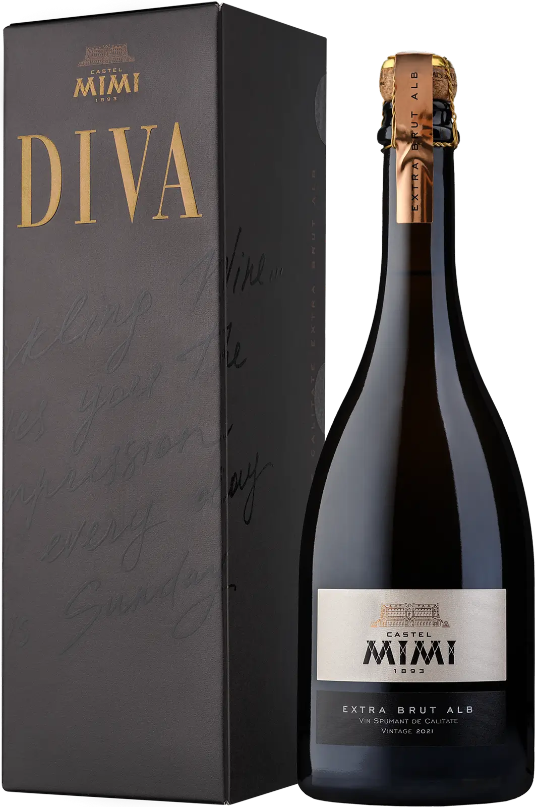 Quality sparkling wine Extra Brut White