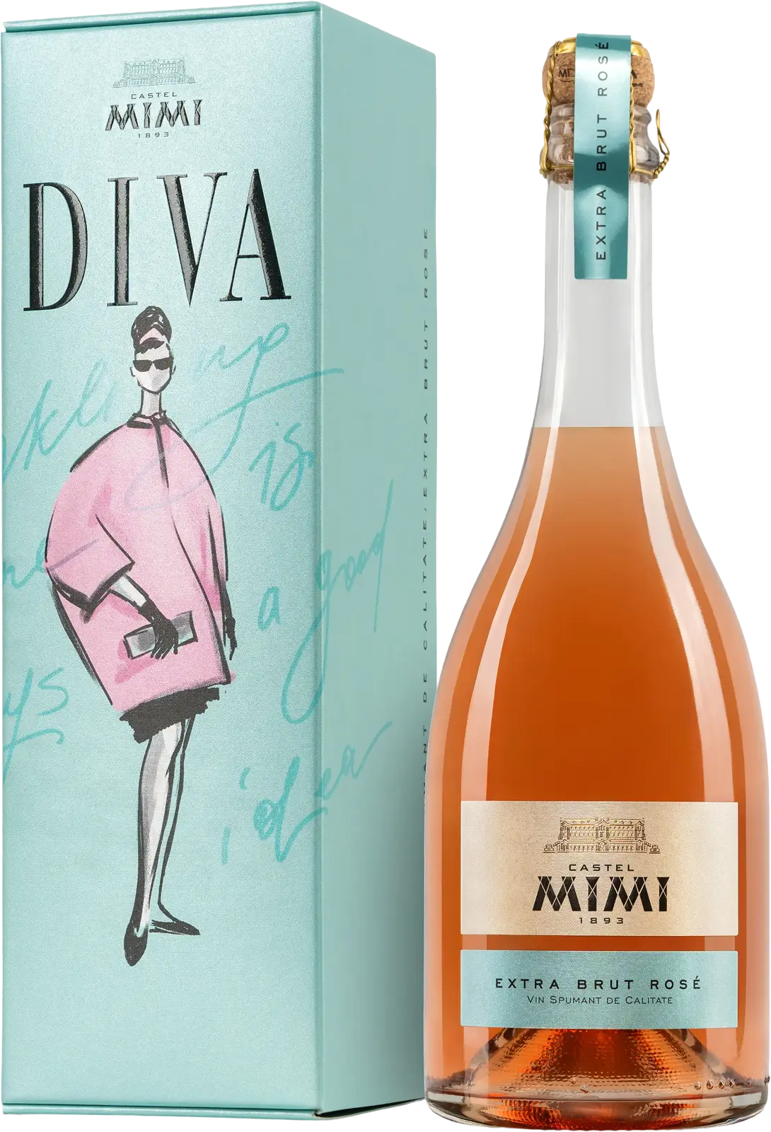 Quality sparkling wine Extra Brut Rose